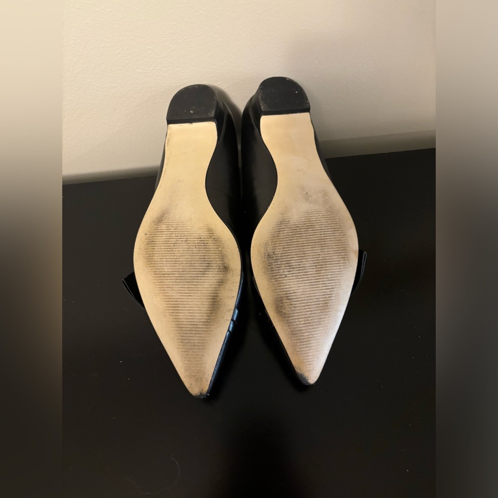 Black Pointy Toe Flats - image 3